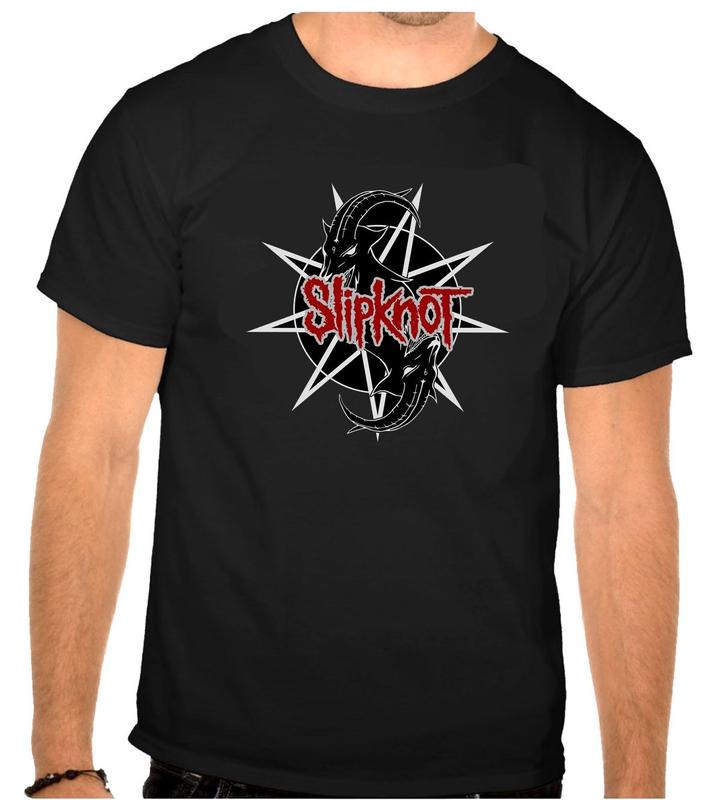 Slipknot Rock Music Logo Black Unisex T-Shirt Graphic Tee M