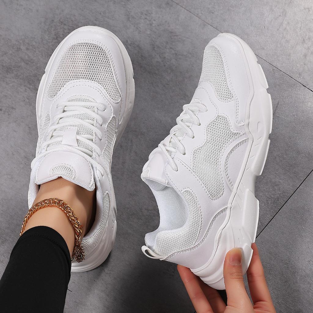 Women's sports pops shoes spring and summer casual lightweight -absorbing running shoes