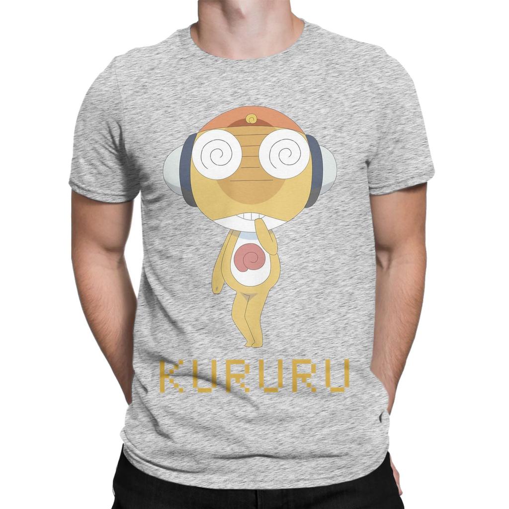 Men Womens TShirt Sgt Frog Keroro Major Kururu Reporting Awesome Cotton Tees Short Sleeve  T Shirts Crewneck Tops Plus Size