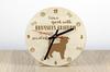 Griffon Bruxellois, Brussels Griffon - clock with dog, wooden clock with engraving, personalised clock by Art-Dog