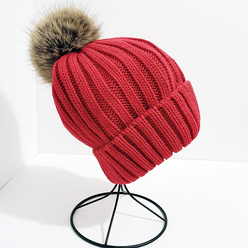 Women's Silky Elastic Satin Knit Hat: European & American Style, Warm and Loose Wool Design