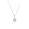 Sunflower Necklace Women'S Simple Natural Versatile Trend Inlaid Pendant Clavicle Chain Accessories