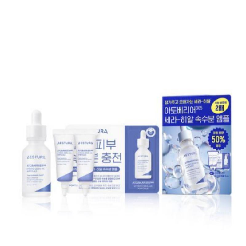 Astra Atobarrier365 Cera-Hyal Feuchtigkeitsspendende Ampulle 30ml + 15ml Set