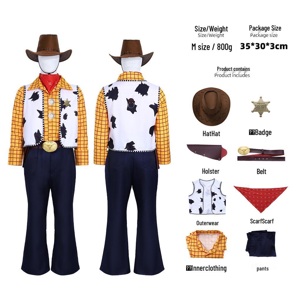 Toy Story Buzz Lightyear & Woody Cosplay Halloween Costume