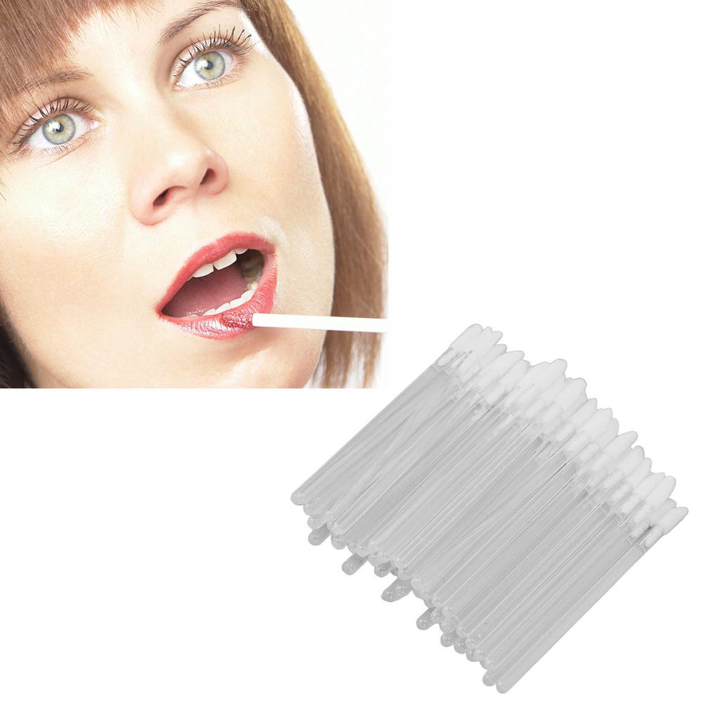 100pcs Disposable Lip Brushes Professional Portable Makeup Lip Gloss Applicators Cosmetic Tool