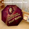Queensland Maroons Automatic 8‑ribs Umbrella, Custom Name Text Personalized Folding Umbrella Rain Sun Gift