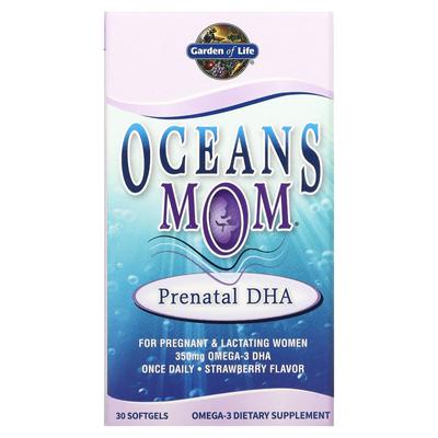 Oceans Mom, DHA for Pregnant Women, Strawberry, 30 Softgels