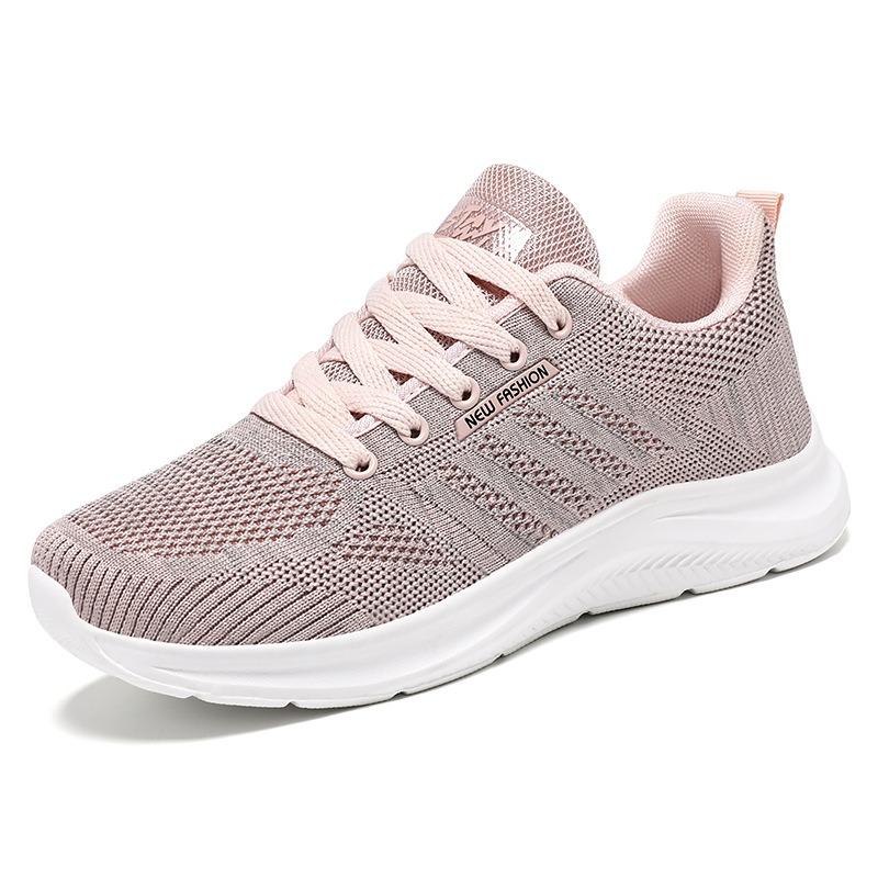 Women's Sports Shoes, Versatile Slip-on Shoes, Soft-sole Non-fatiguing Running Shoes for Women, Breathable Mesh Shoes.