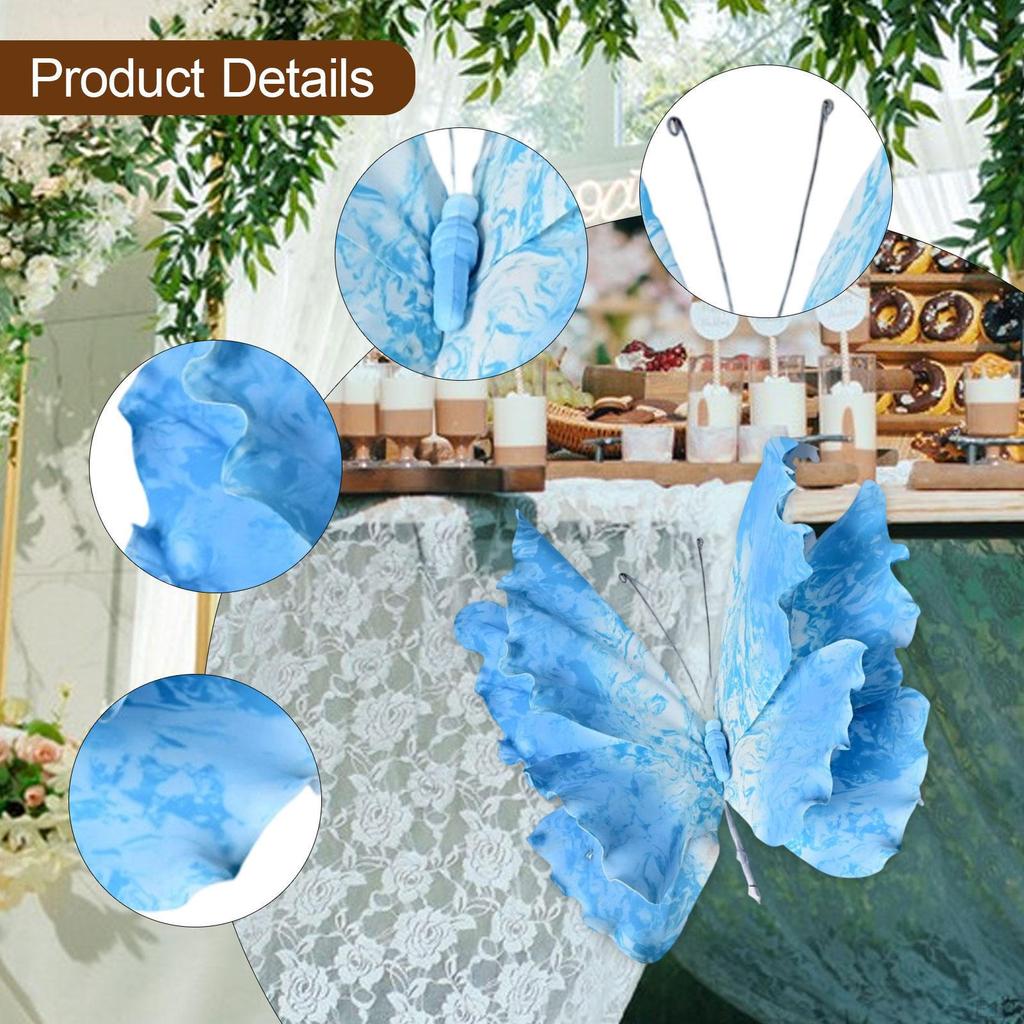 3D Butterfly Party Decoration Artificial Ornament Large Creative Backdrop Wall