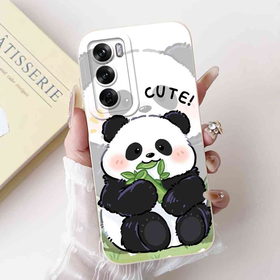 Silicone Case For Oppo Reno12 5G Colorful Small Cat Soft Cover For Oppo Reno 12 F 12F Reno12 FS 5G Protectors Cases Coque