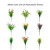 24 Bundles Artificial Flower Bouquets Artificial Flower for Farmhouses Garden Wedding Decorations