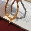 Metalworking Silk Joint High Bamboo Joint Bracelet, Bracelet, Elastic Rope, Light Luxury High-End Jewelry.