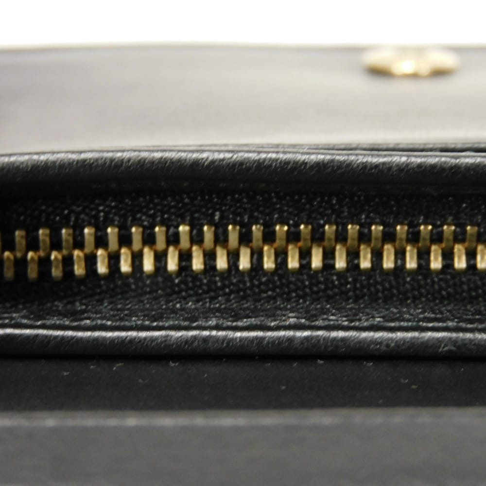 Used 10656 Dragon & Fire Compact Wallet 7941 Patent Embossed Multicolor Logo Charm Orange Red Unisex from Japan