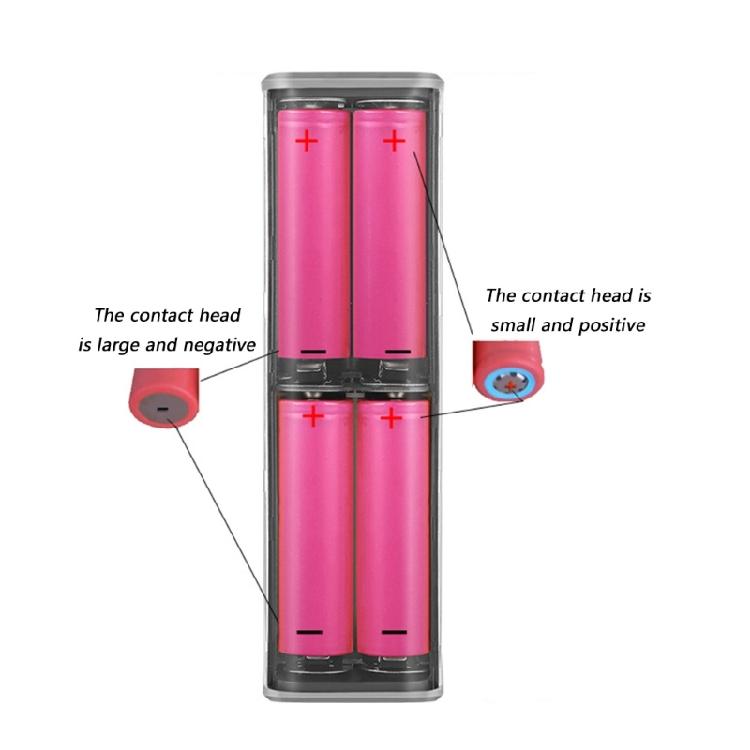 User Friendly 8 Slot 18650 PowerBanks Kit No Welding Neededs Plastic Construction Energy Solution
