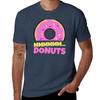 mmmmm Donuts  Donut Lover Joke TShirt Sports Casual Breathable Tee Shirt