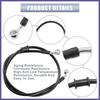 Length 10mm ID Motorcycle Hydraulic Brake Line Oil Hose Pipe Cable