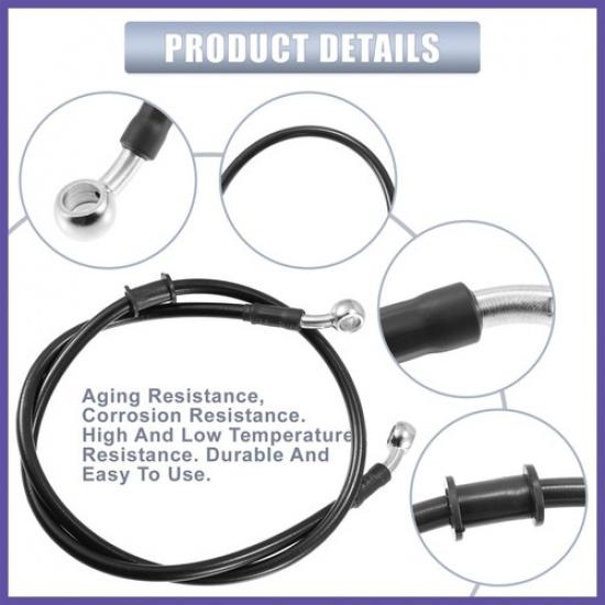 Length 10mm ID Motorcycle Hydraulic Brake Line Oil Hose Pipe Cable