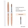 50% Mink Hair Nail Art Brush with Crystal and Metal Handle for Extensions and Carving