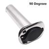 1X 15 / 30 / 90 Degree Stainless Steel Flush Mount Fishing Rod Holder Boat Rod Holders For Marine Boat Yacht Accessories