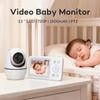 3.2" Wireless Pan-Tilt HD Baby Monitor