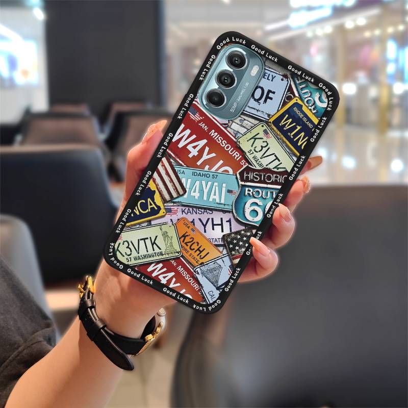 Silicone Back Cover Phone Case For MOTO G Stylus 5G 2022 Cover Cartoon Soft case Cute Shockproof Full wrap Durable TPU