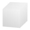 Tejas de Techo de PVC de 605x605mm Paquete de 12 Paneles de Techo Falso Blanco, Tablero de Espuma de PVC, Ajuste en Rejilla, Resistente al Agua, Corte Flexible, Fácil de Limpiar, Moderno