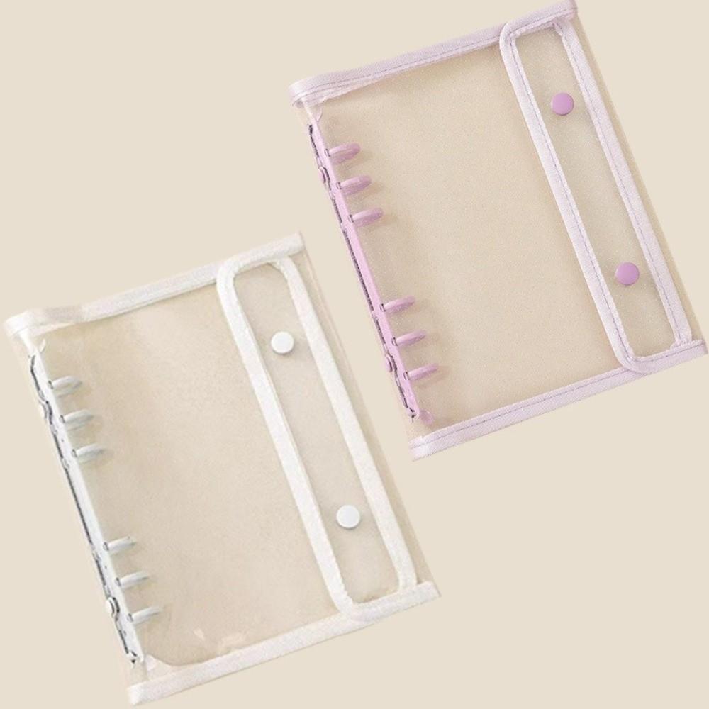 PVC Photo Storage Book A5 Card Organizer Holder Practical Loose Leaf Binder  for Idol Cards