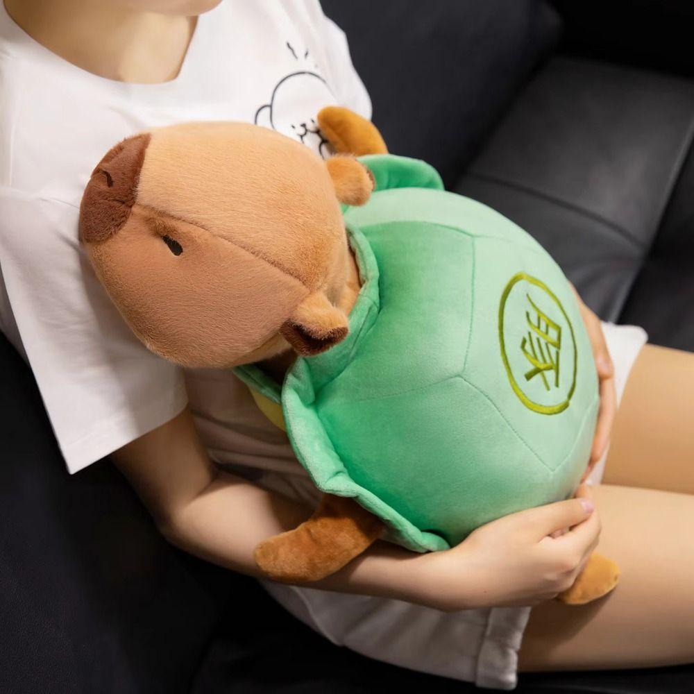 Soft Capybara Plush Toy Collection Turtle Animal Doll Capybara Turtle Plush Pillow  Children Gift