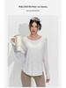 Women's Long Sleeve Ribbed Yoga Top - Autumn/Winter Collection, Slim Fit, Nude Feeling, Perfect for Pilates & Outdoor Sportswear