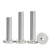 304 Stainless Steel Ultra-Thin Flat Head Hex Socket Bolt, M2-M12