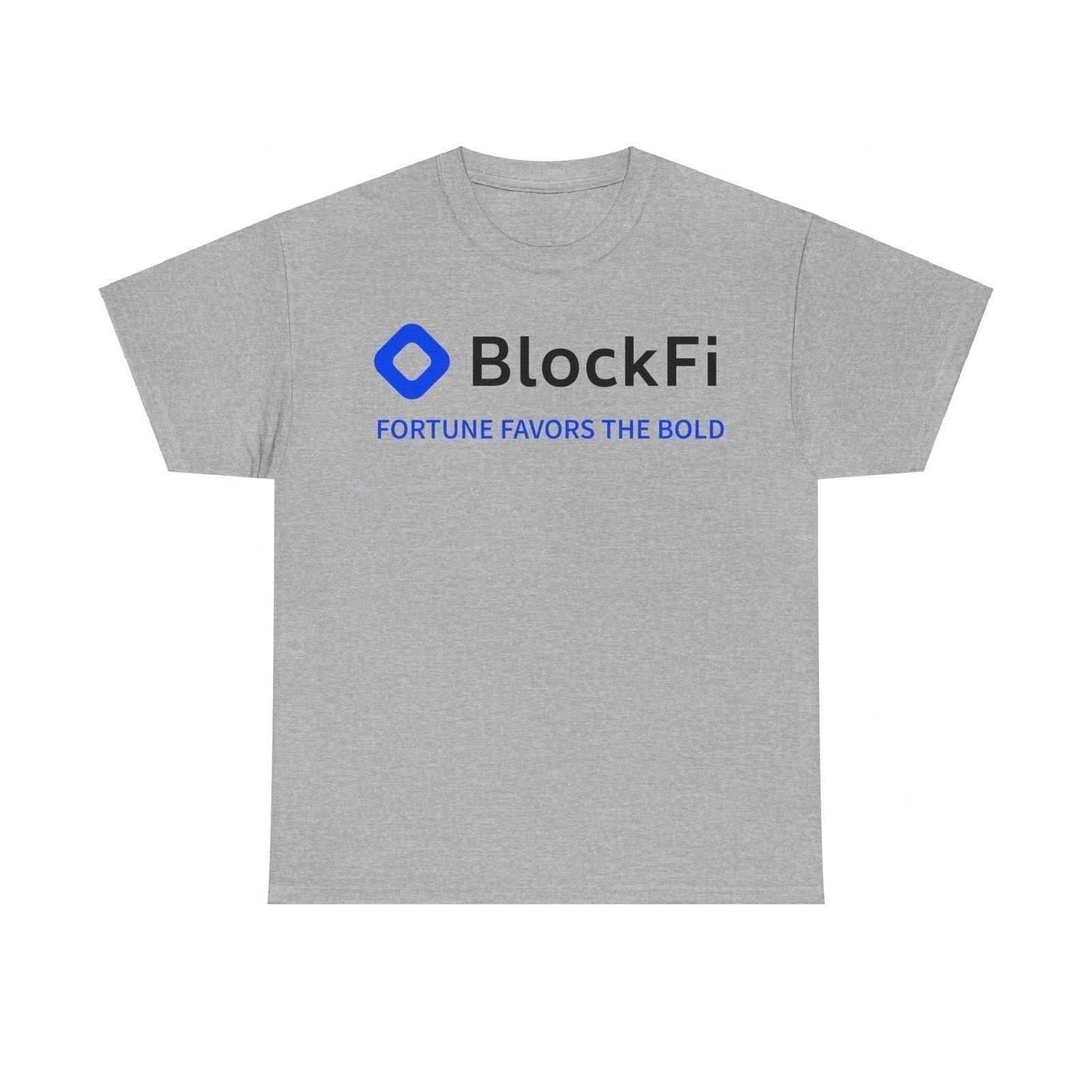 BlockFi Logo T-Shirt: Fortune Favors The Brave XXXL