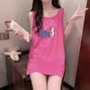 Women's Sleeveless Vest Girls Summer Student Casual Halter T-shirt Dress
