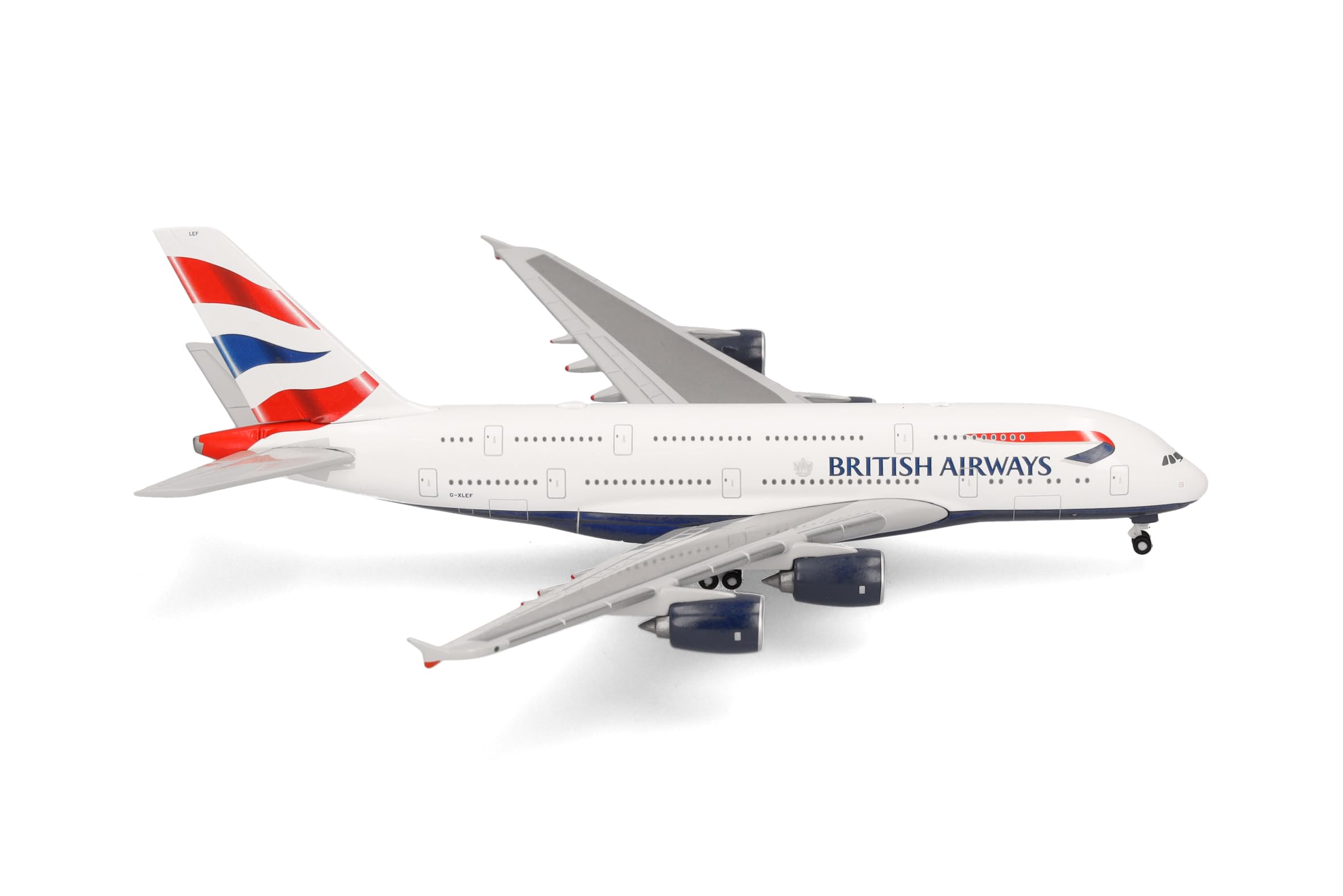 

Модель самолета Herpa British Airways Airbus A380 масштабная модель самолета без - G-XLEF, 1500 миниатюра, предмет коллекционирования, подставка, металл.