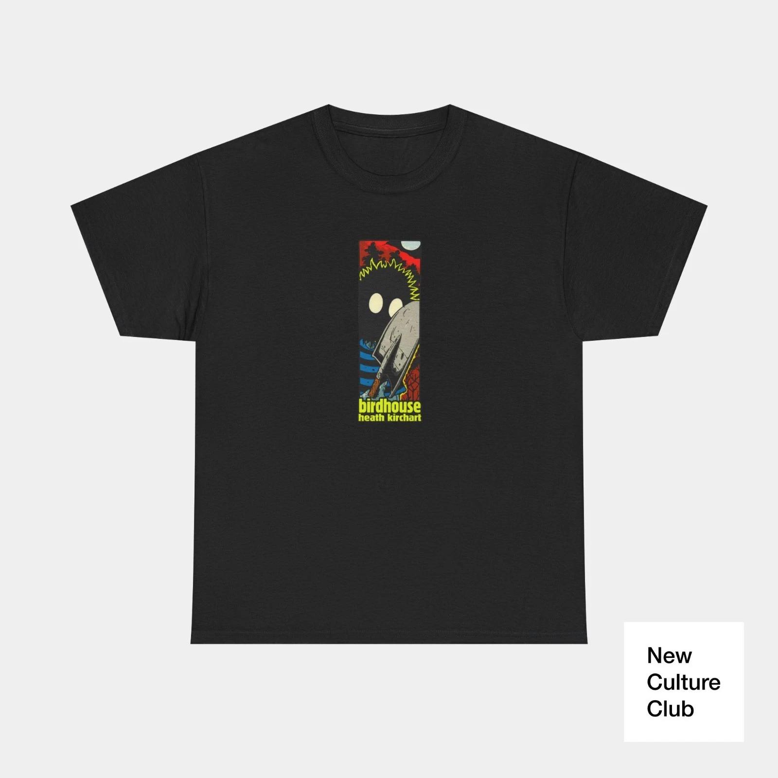 Gravedigger Heath Kirchart Birdhouse 1997 Skateboarding Classic 90s TShirt Print XXXL