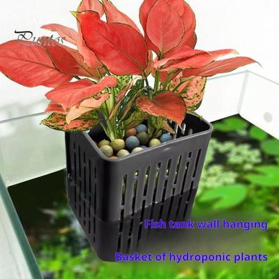 1/2/3/5/10 Pezzi Portapiante per Acquario Appeso in Alto Vaso Fioriera per Acquario con Gancio Tazza di Plastica per Piante Acquatiche per Decorazione Aquascape
