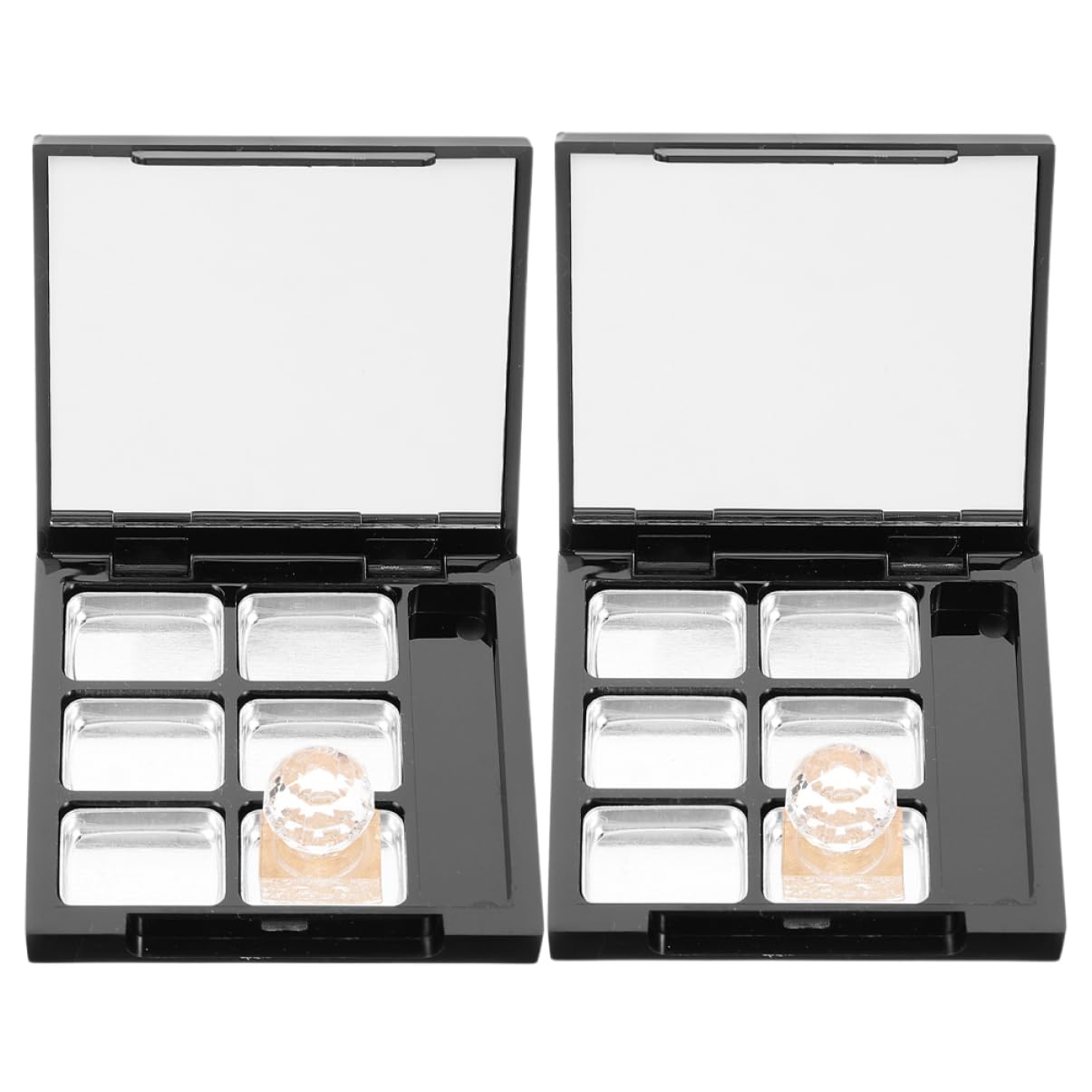 WOFASHPURET Eyeshadow Palette Empty Container 6.5cm Portable DIY Makeup Palette Storage Multifunctional Compact Cosmetic Refill