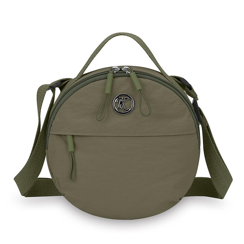 Small Round Bag Women's Mobile Phone Bag Shoulder Bag Nylon Crossbody Bag
