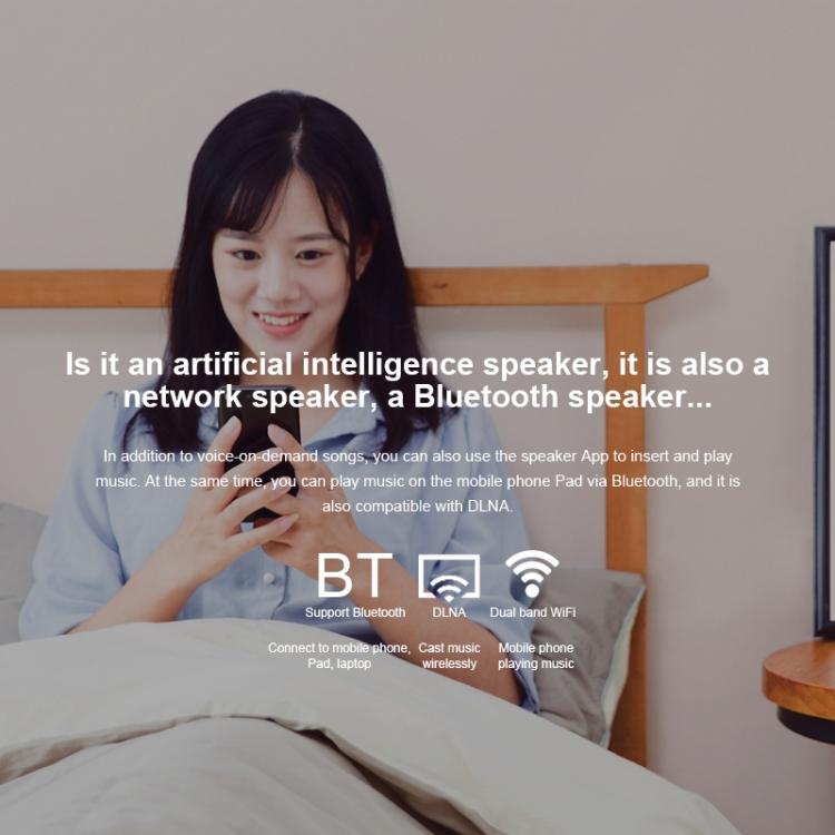 Obsługa głośników Xiaomi AI Dwuzakresowe WiFi i Bluetooth 4.1 i A2DP Odtwarzanie muzyki