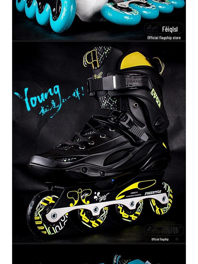 Freestyle Fesmo Inline Roller Skates for Adults - Unisex Figure and Flat Ground Skating