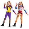 Costume da Artista Circense per Bambini Tuta Intera Manica Lunga Abito da Palco Costume per Giochi di Ruolo di Halloween per Bambini Ragazzi e Ragazze