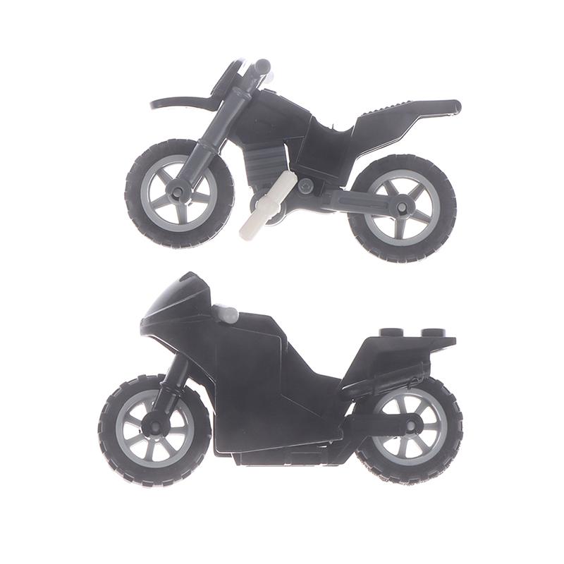 Cross-Country Motorrad Stadt Militär Figuren Baustein Ziegel Mini Spielzeug