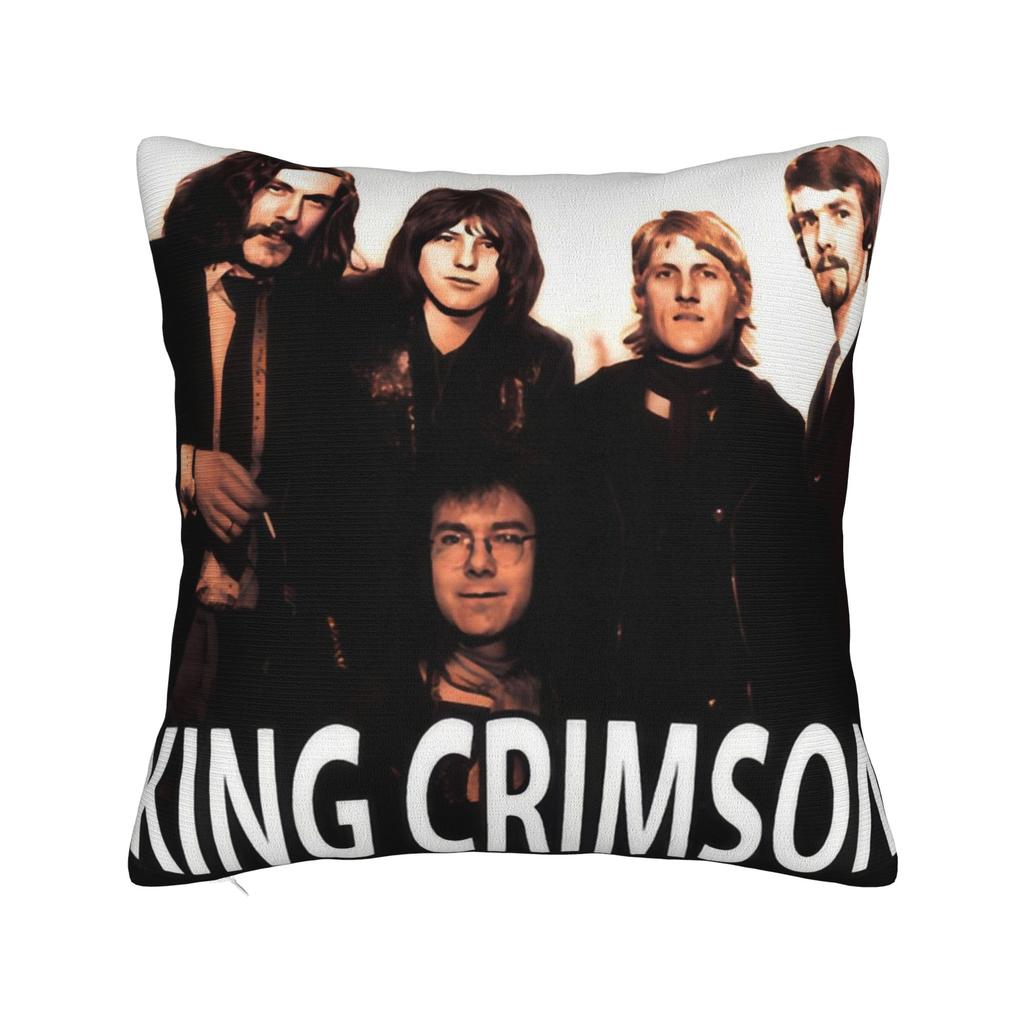 Decorative Pillowcases King Crimson Rock Band Stuff Bedroom Throw Pillow Case Cover Zippered Multi Size
