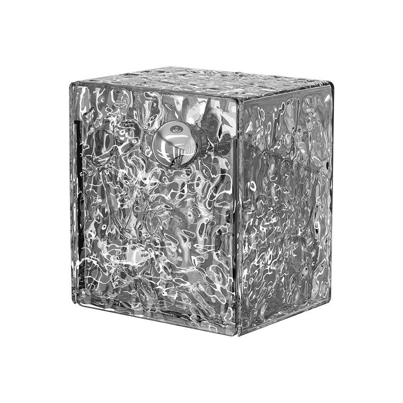 Caixa de Armazenamento de Banheiro de Parede Sem Furos com Espelho Dobrável e Porta Cotonetes à Prova de Pó.