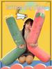 Washable Cylindrical Bolster Pillow for Sleeping, Leg Clamping, and Back Support