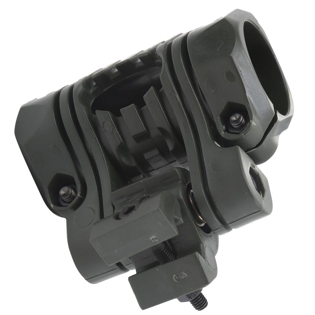 25mm uchwyt na latarkę na kask uchwyt na latarkę przenośna latarka plastikowy uchwyt zaciskowy