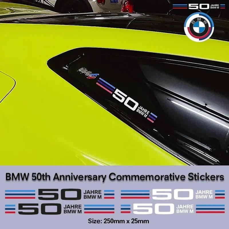 Pegatina para Coche Decoración Triángulo Ventanilla de Coche Pegatina 50 Aniversario Para BMW Serie 3 5 7 F48 F39 G42 G30 G20 G26 F10 F06 F30 F13 G