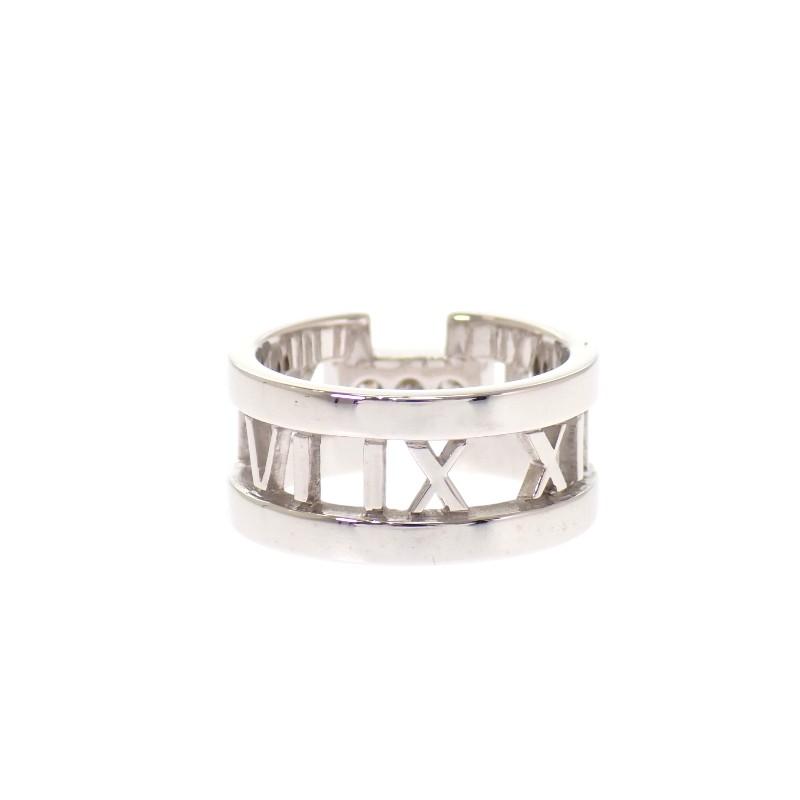 TIFFANY&Co.  # 8(Tamanho JP) anel ouro branco K18 Mulheres
