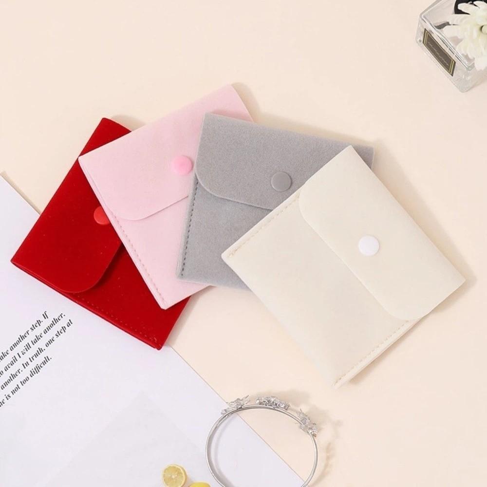 Foldable Mini Jewelry Display Bag Small Earrings Organizer Necklace Ring Packing Bag Women