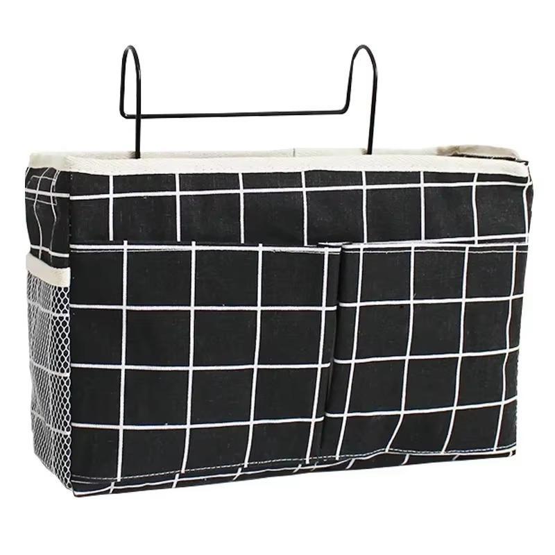 Bed Sofa Hanging Bedside Storages Bag Magazines Remote Control Sundries Dormitory Phone Book Magazine Storage Organizer Basket