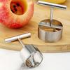 Taglia-torsolo di mela, pera, in acciaio inox, per rimuovere il nocciolo della frutta, separatore per accessori da cucina, gadget